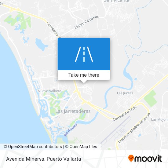 Mapa de Avenida Minerva