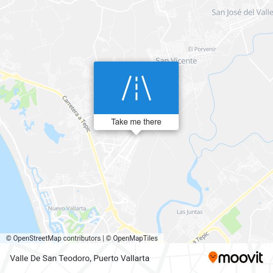 Valle De San Teodoro map