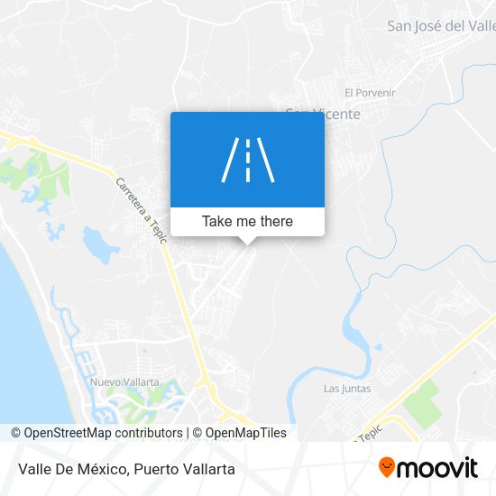 Valle De México map