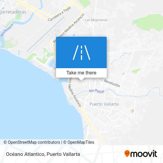 Mapa de Océano Atlantico