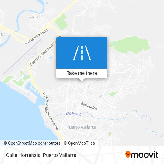 Mapa de Calle Hortensia