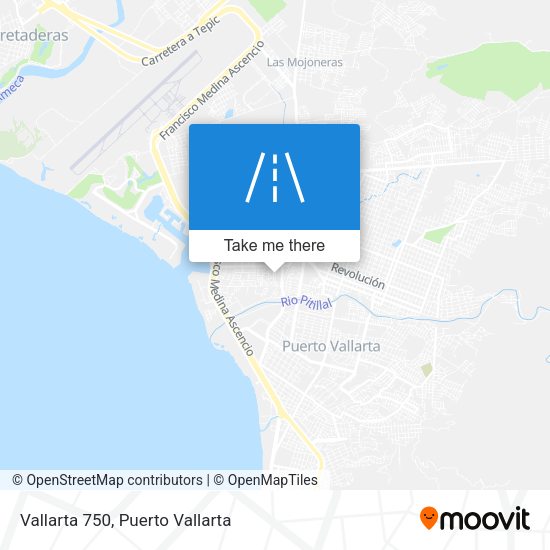 Vallarta 750 map