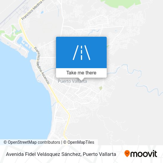 Avenida Fidel Velásquez Sánchez map