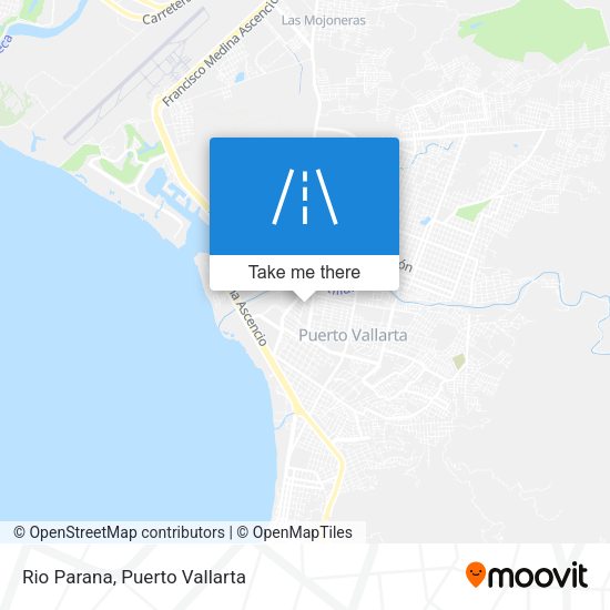 Mapa de Rio Parana