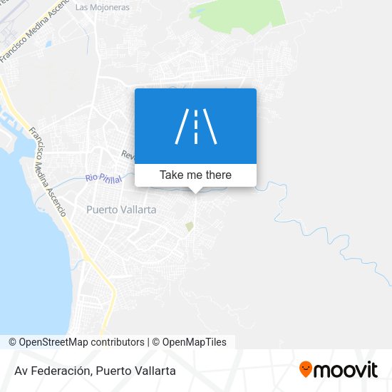 Mapa de Av Federación