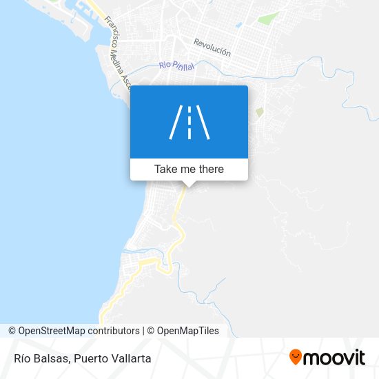 Río Balsas map