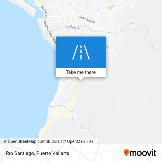 Río Santiago map