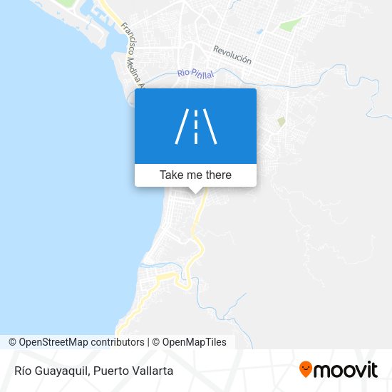 Río Guayaquil map