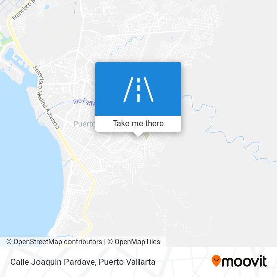 Calle Joaquin Pardave map