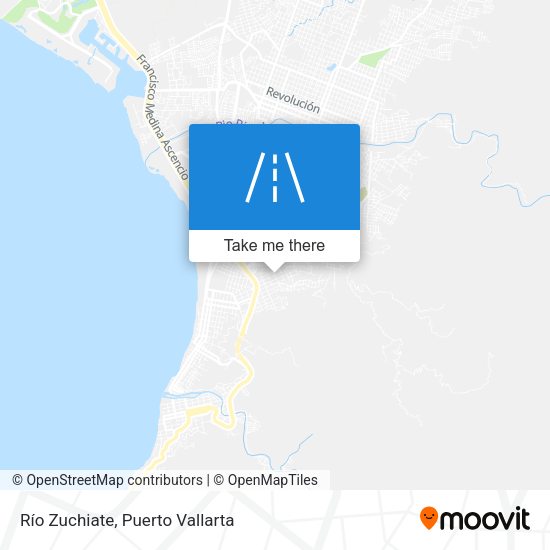 Río Zuchiate map