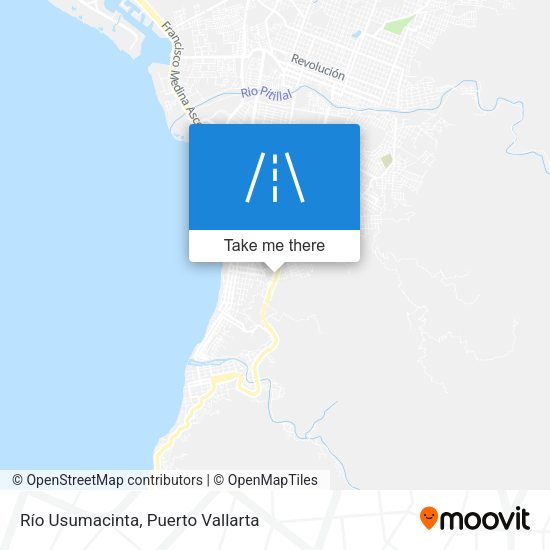 Río Usumacinta map