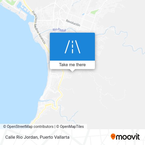 Calle Rio Jordan map