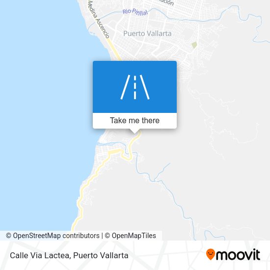 Calle Via Lactea map