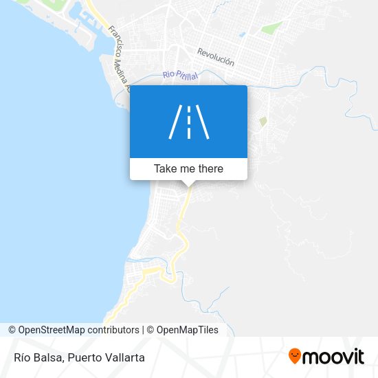 Río Balsa map