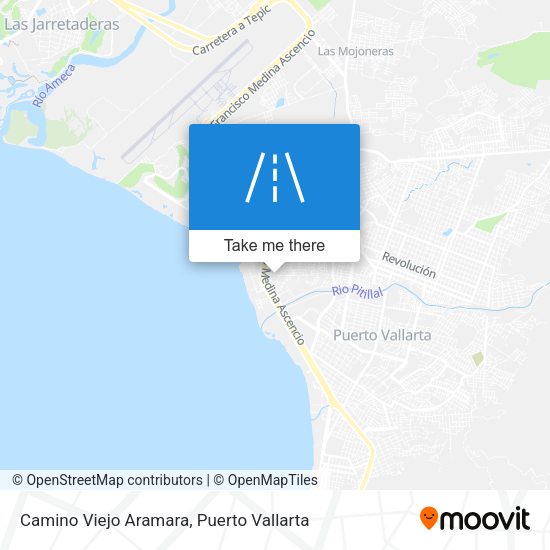 Mapa de Camino Viejo Aramara
