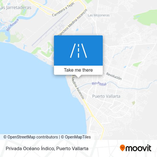 Privada Océano Índico map