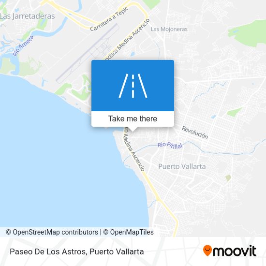 Paseo De Los Astros map