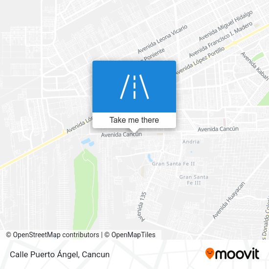 Calle Puerto Ángel map