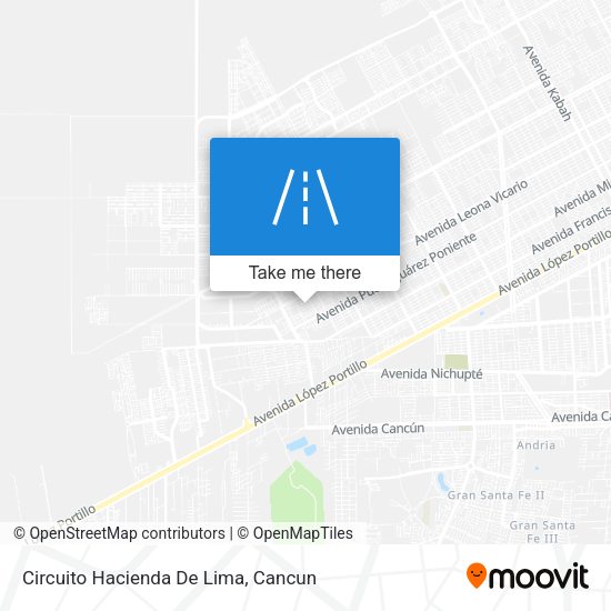 Circuito Hacienda De Lima map