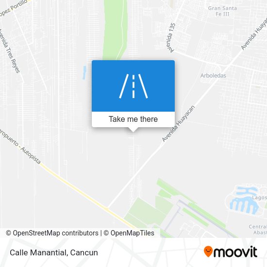Mapa de Calle Manantial
