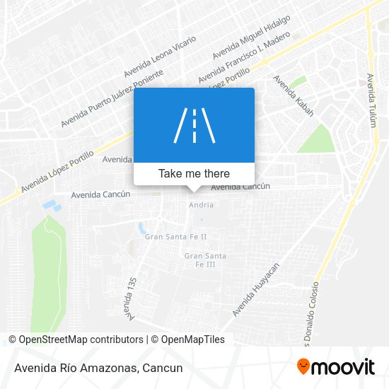 Mapa de Avenida Río Amazonas