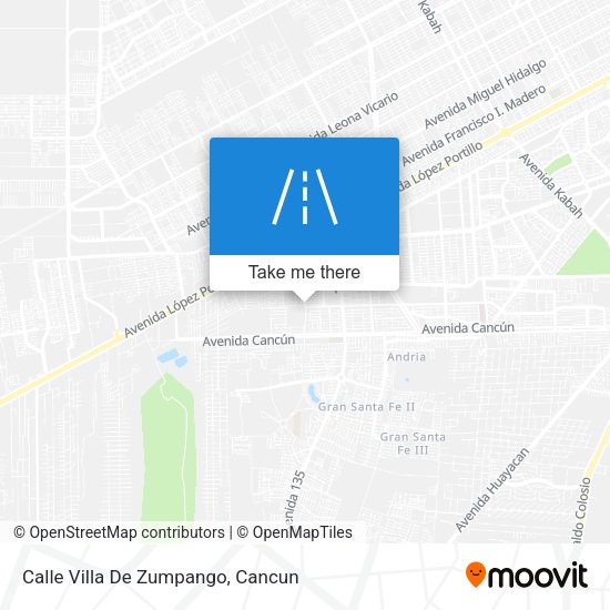 Calle Villa De Zumpango map