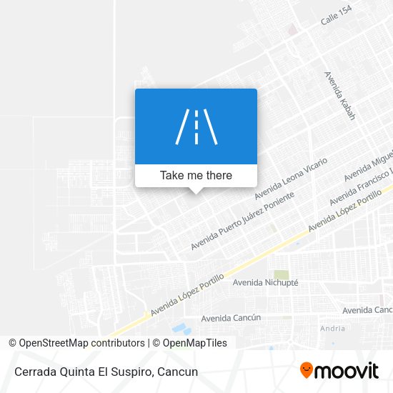 Cerrada Quinta El Suspiro map