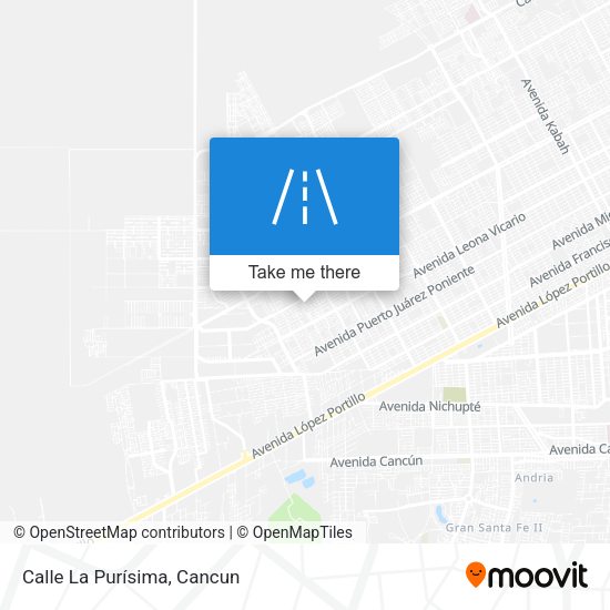 Calle La Purísima map
