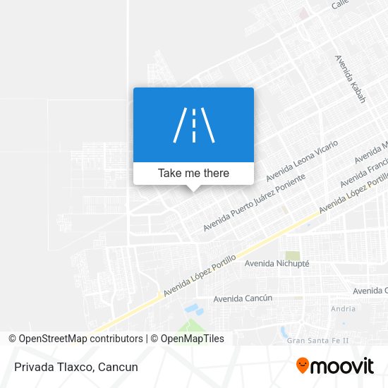 Mapa de Privada Tlaxco