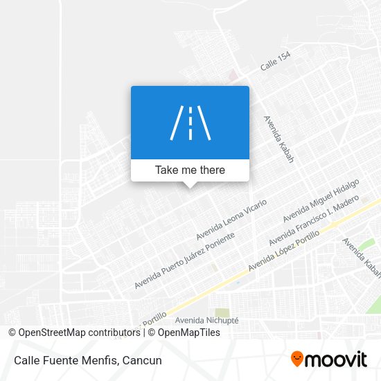 Calle Fuente Menfis map