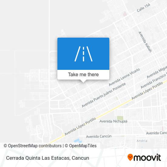 Cerrada Quinta Las Estacas map