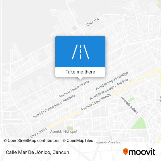 Calle Mar De Jónico map