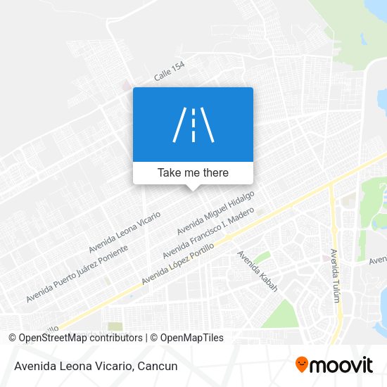 Mapa de Avenida Leona Vicario