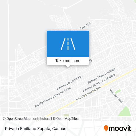 Mapa de Privada Emiliano Zapata