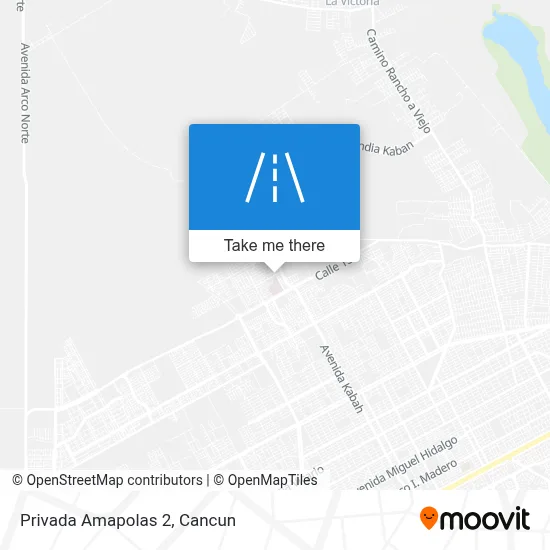 Privada Amapolas 2 map