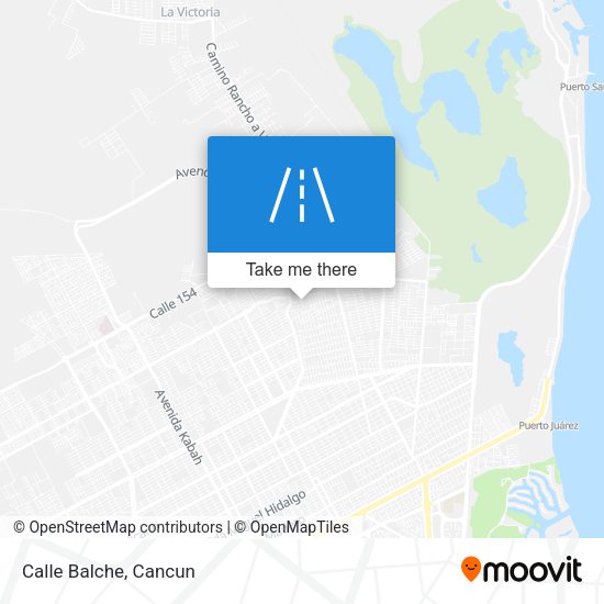 Mapa de Calle Balche