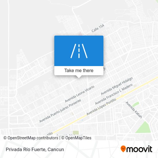 Mapa de Privada Río Fuerte