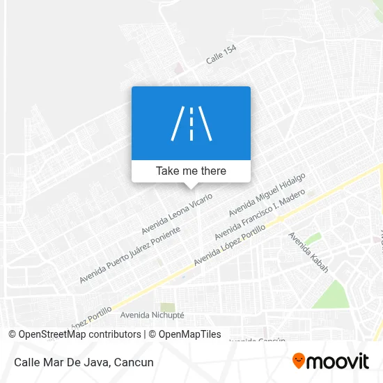Calle Mar De Java map