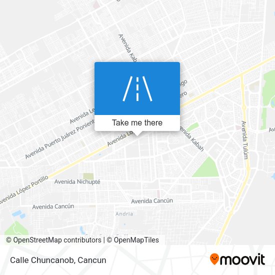 Mapa de Calle Chuncanob