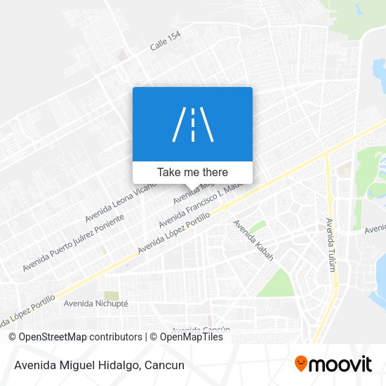 Avenida Miguel Hidalgo map