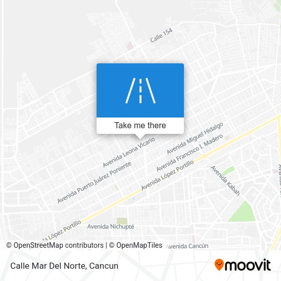 Calle Mar Del Norte map