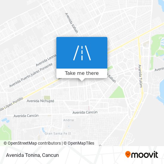 Mapa de Avenida Tonina