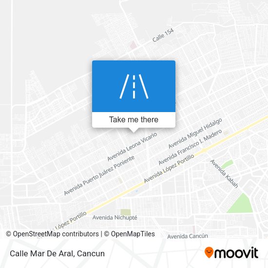 Mapa de Calle Mar De Aral