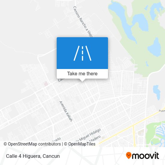 Mapa de Calle 4 Higuera