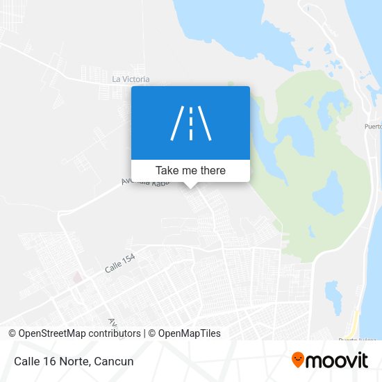 Mapa de Calle 16 Norte