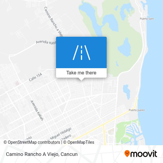 Mapa de Camino Rancho A Viejo