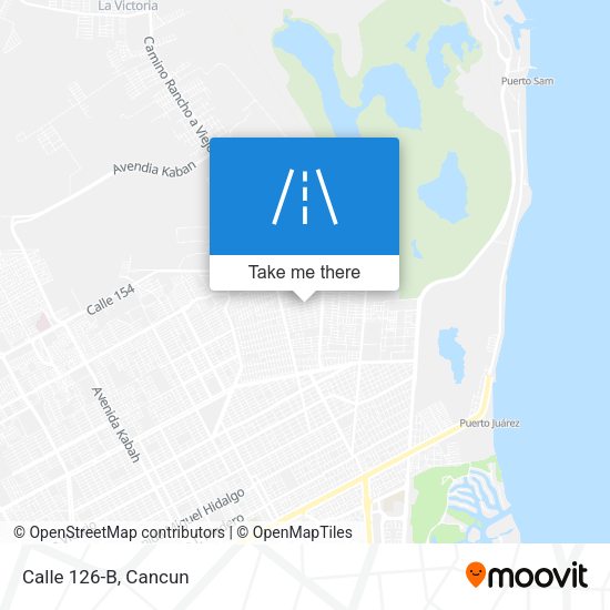 Mapa de Calle 126-B