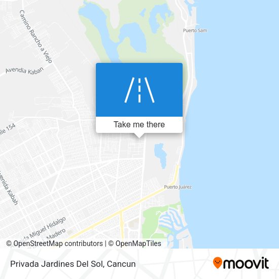 Privada Jardines Del Sol map