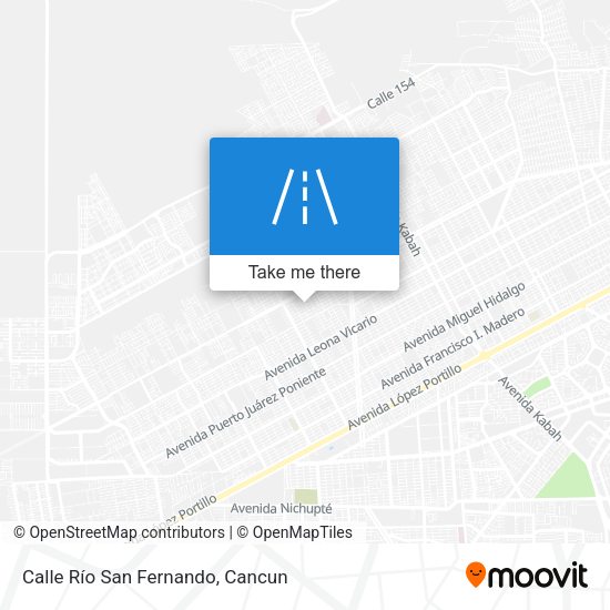 Calle Río San Fernando map