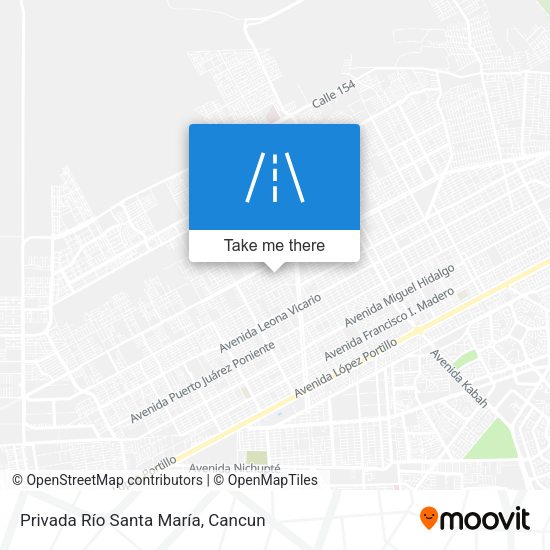 Mapa de Privada Río Santa María